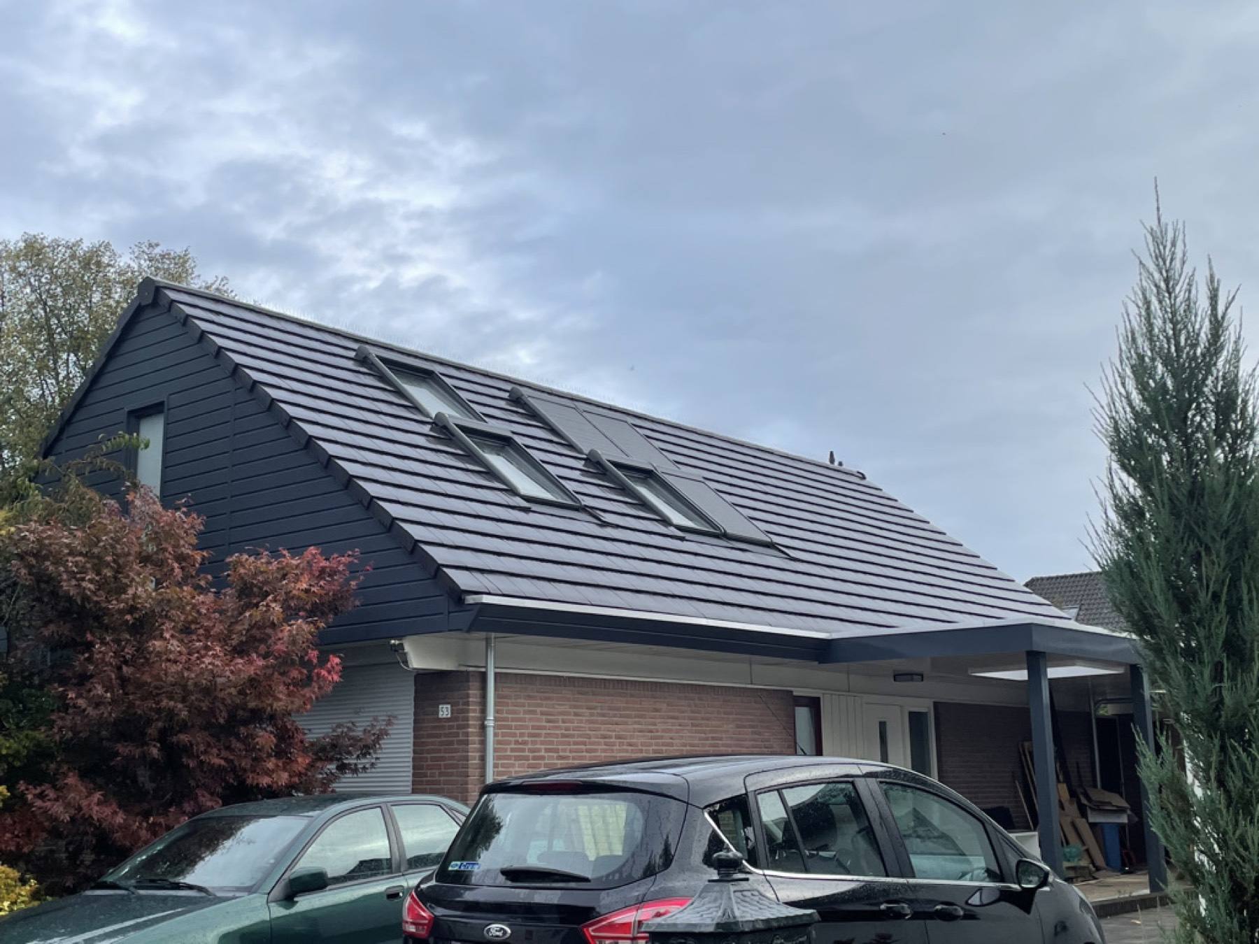 Compleet nieuw dak, inclusief dakramen