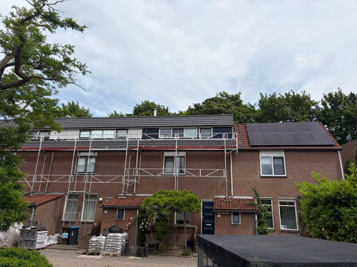 Pannenwissel bij een heel blok